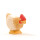 Huhn ocker stehend