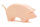Schwein Rüssel tief