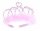 Tiara Princess pink/ silver