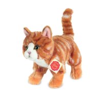 Katze stehend  rot 20 cm