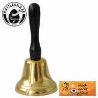 Tischglocke mittel gold/schwarz