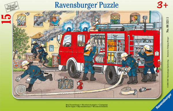 Puzzle Mein Feuerwehrauto (15 Teile)