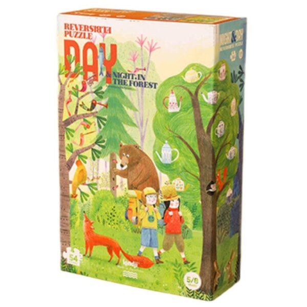 Night & Day in the forest Puzzle (54pcs)