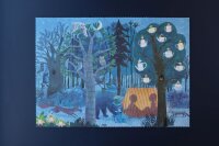 Night & Day in the forest Puzzle (54pcs)
