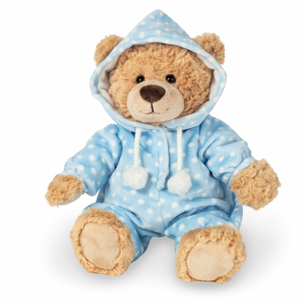 Teddy Schlafanzug blau