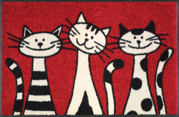 Teppich Three cats (50x75)