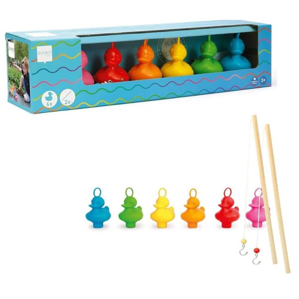 Fishing Ducks / Angelspiel Enten Regenbogen