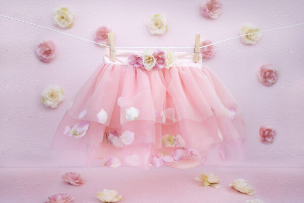 Golden Rose Petal Skirt