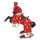 Cheval du prince Philippe rouge
