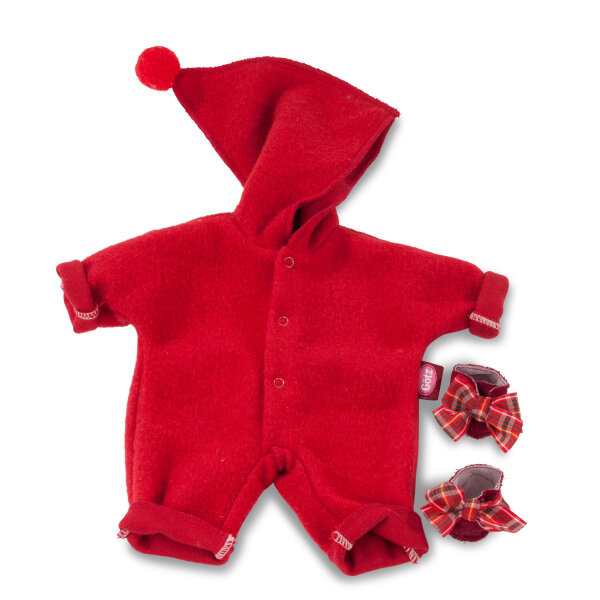 Babyanzug Zipfelm&uuml;tze rot (Gr. S)