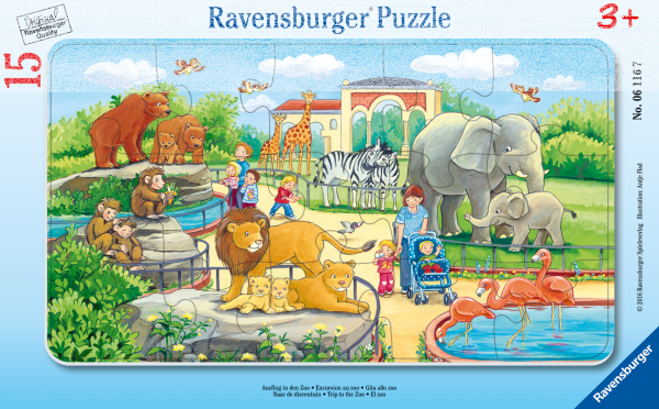 Puzzle Ausflug in den Zoo (15 Teile)