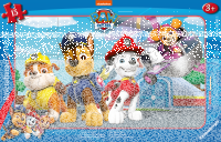 Puzzle Paw Patrol Vier mutige Retter (15 Teile)