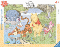 Puzzle Mit Winnie Puuh die Natur entdecken (47 Teile)