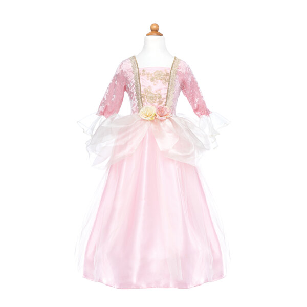 Pink rose princess dress 7-8