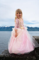 Pink rose princess dress 7-8