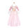 Pink rose princess dress 7-8