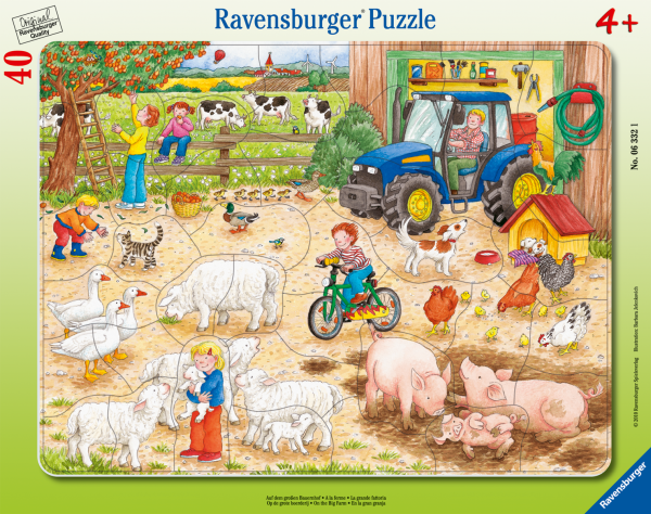Puzzle Auf dem grossen Bauernhof (40 Teile)