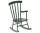 Rocking Chair Dark Green