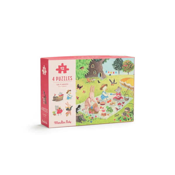 4 mini-puzzles des saisons