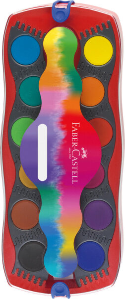 Farbkasten Connector 24 Farben rot