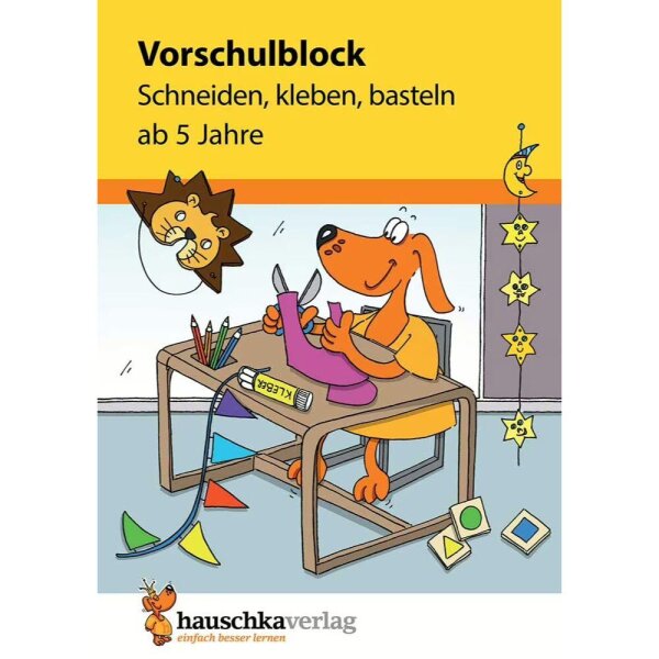 Vorschulblock Schneiden, kleben, basteln