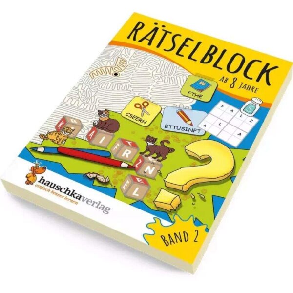 Rätselblock ab 8 Jahre Band 2