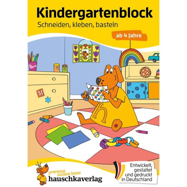 Kindergartenblock Schneiden, kleben, basteln ab 4