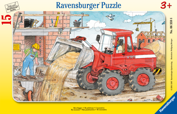 Puzzle Mein Bagger (15 Teile)