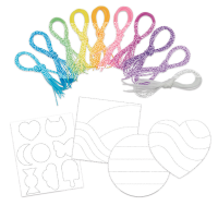 Scoubidous B&auml;nderdeko zum Basteln