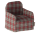 Chair Mouse red checker