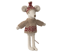 Knitted sweater and hat Mom