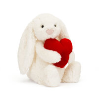 Hase mit Herz/Bashful Red Love Heart Bunny