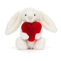 Hase mit Herz/Bashful Red Love Heart Bunny