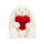 Hase mit Herz/Bashful Red Love Heart Bunny