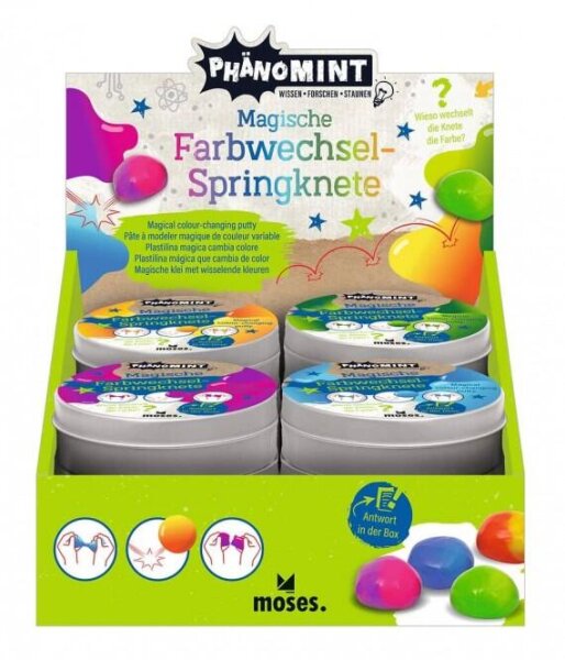 Magische Farbewchsel-Springknete