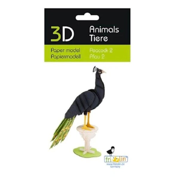 Papiermodell Pfau