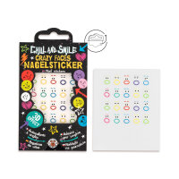 Crazy Faces Nagelsticker
