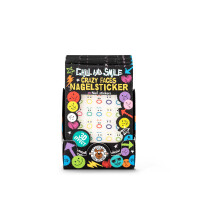 Crazy Faces Nagelsticker