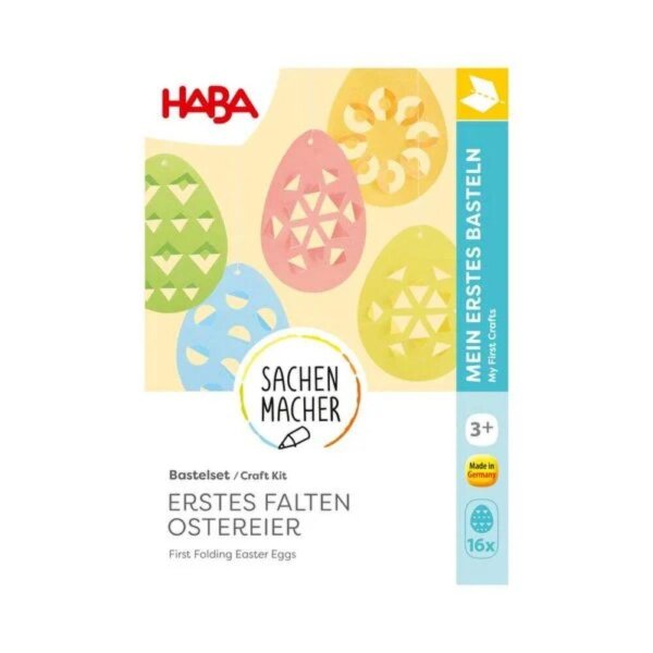 Erstes Falten Ostereier