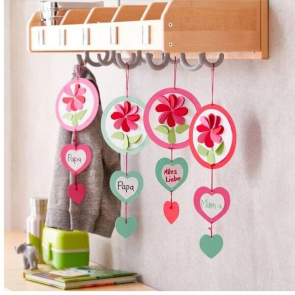 Anh&auml;nger Herzblumen