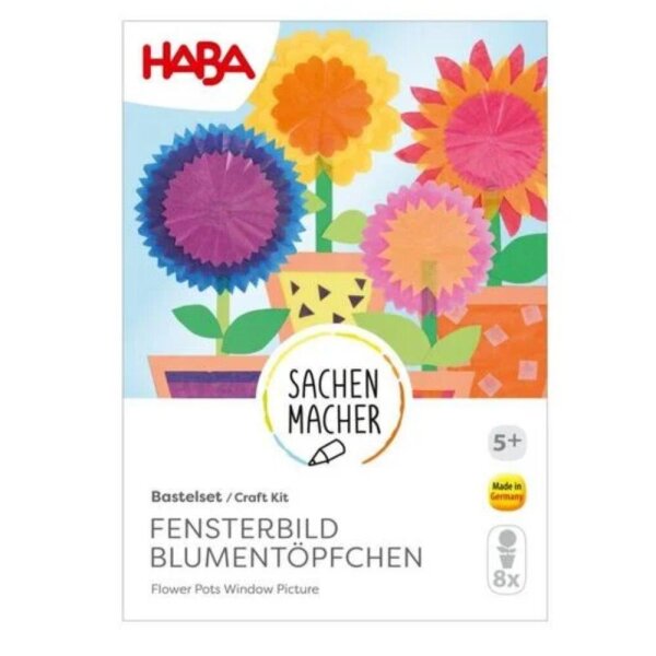 Fensterbild Blument&ouml;pfchen