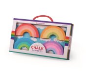 Strassenkreide Regenbogen
