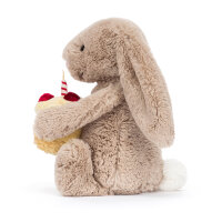 Hase mit Geburtstagskuchen
