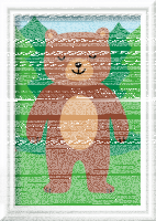 Malen nach Zahlen Kleiner B&auml;r