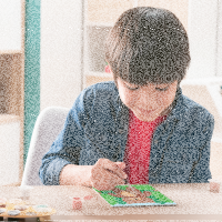 Malen nach Zahlen Kleiner B&auml;r