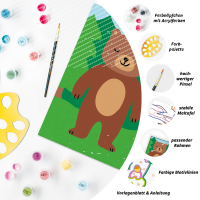 Malen nach Zahlen Kleiner B&auml;r