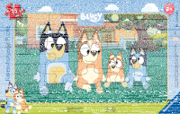 Puzzle Bluey und ihre Familie (15 Teile)