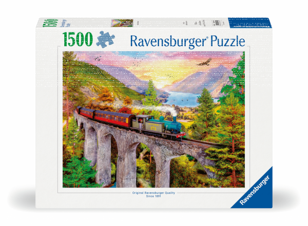 Puzzle Zugfahrt Im Herbst (1500 Teile)