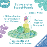 Baby-Stapel-Puzzle Vogelnest
