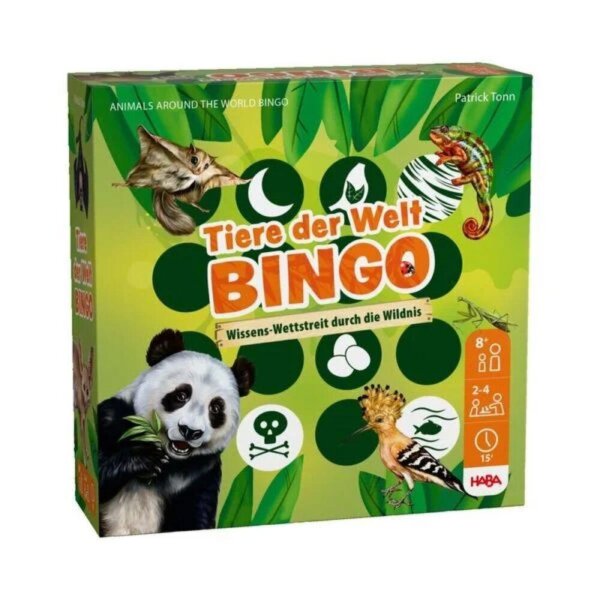 Tiere der Welt Bingo